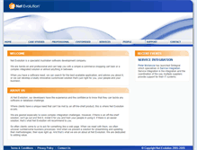 Tablet Screenshot of netevolution.com.au